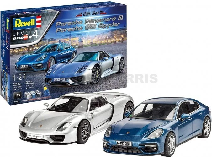 Gift Set Porsche Scala 1 24 Revell - X23463 GIODICART