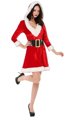 Nuevo con etiquetas Disfraz de Navidad Hauntlook Mistress Claus para mujer talla pequeña fiesta navideña Foto 1 de 3