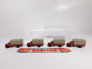 4x Brekina H0 1:87 Truck Mercedes MB Carl Balke Holzminden Sg / Mint + Box # - Picture 1 of 5