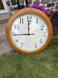 Howard Miller Lyncombe 620-146 Large Wall Clock 33”x33” EUC - Picture 1 of 8