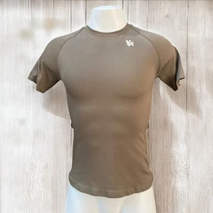 YoungLA Combat Compression Shirt L Brown 477 Stretch Athletic BodyBuilding NWT - Picture 1 of 9