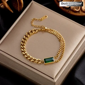 18K vergoldet Armband Panzerkette Glied Figaro Damen Damen Schmuck Geschenk UK - Bild 1 von 4
