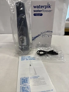 Waterpik Pulso Inalámbrico Recargable Portátil Agua Hilosser Dientes, Negro - Imagen 1 de 6