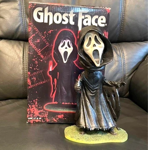 NECA Ghost Face Head Knocker Bobblehead Figure Doll Rare Cover