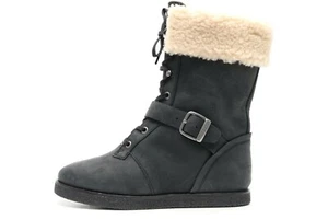 Women's KOOLABURRA black leather mid calf winter boots sz. 9 NEW! $244 - Picture 1 of 6