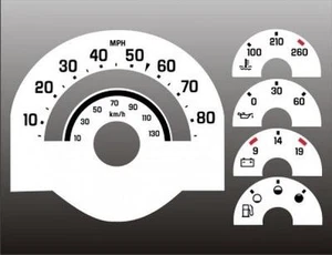 White Face Gauges for 1988-1991 Chevrolet Truck C/K 1500 2500 3500 - Bild 1 von 4