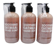 x3 Oatmeal Hand Soap Bath Body Works Soothing Milk & Cinnamon Almond Milk NEW