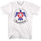 U.S. Air Force T-Shirt Official Thunderbird Color Military Mens White Cotton 