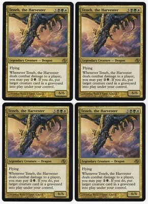 Teneb, the Harvester x4 4x 2007 Planar Chaos PLAYSET Rare Creature MTG NM AZ1 - Image 1 of 2