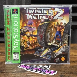 Twisted Metal 2 [Greatest Hits] CIB - (PlayStation) PS1 - Reg Card Manual ⭐ - Picture 1 of 15