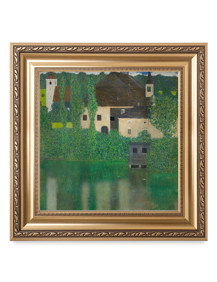 Arte de parede DECORARTS Water Castle por Gustav Klimt impressão giclée 22" x 22" - Imagem 1 de 4