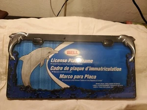 Bell Brand- Dolphins License Plate Frame - Picture 1 of 9