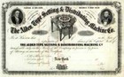 18__ Alden Type Setting & Distributing Machine Co Stock Certificate