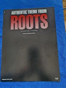 Authentic Theme from Roots Sheet Music 1977 David Wolper Gerald Fried - Picture 1 of 3