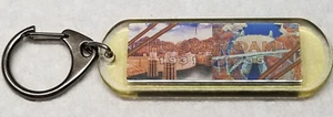 Hoover Dam Keychain Lenticular Sam Name Plastic Vintage - Picture 1 of 5
