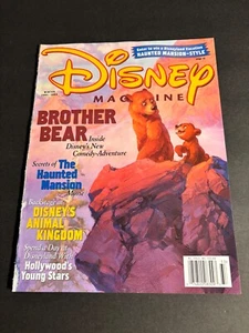 Winter 2003 Vintage DISNEY MAGAZIN Tierreich BRUDER BÄR Haunted Mansion - Bild 1 von 15