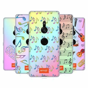 emoji® MUSIC PATTERNS SOFT GEL CASE FOR SONY PHONES 1 - Picture 1 of 15