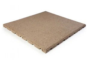 15 m² Fallschutzmatten SAND + Verbinder Platte Gummimatte Spielplatz Schaukeln - Bild 1 von 4