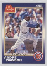 1990 Score McDonald's Andre Dawson #10 HOF