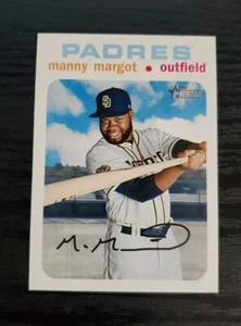 2020 Topps Heritage White #184 Manny Margot - Picture 1 of 2