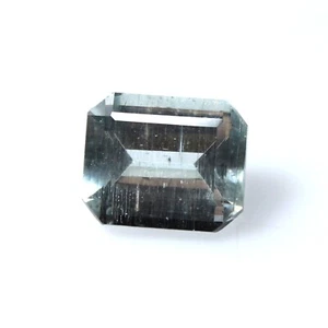 4.0Ct Blue Aquamarine Faceted Octagon Loose Gemstone Natural Aquamarine Stone - Picture 1 of 3