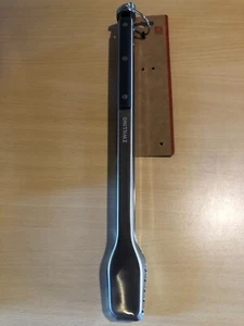 Edle Grillzange Zwilling BBQ 46,5cm lang Edelstahl / schwarz 3Nieten - Picture 1 of 2