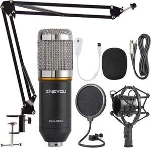 ZINGYOU Kondensatormikrofon BM-800, Mikrofon-Set für Studio-Aufnahmen - NEU - Bild 1 von 1