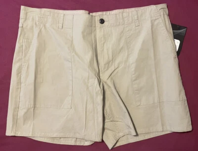 NWT Swiss Alps Men’s Performance Khaki Flat Front Shorts Size 44 MSRP $50 - Image 1 of 4