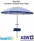 Beachkit DAYTRIPPER 210cm + Sunraker Table UPF50+ BEACH UMBRELLA