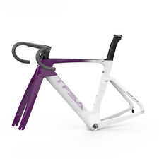 Carbon Fiber Road Bike Frame Rim Brake Bicycle Frame Set with Handlebar