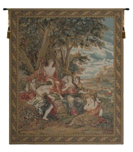 Apollo III Woven Tapestry Elegant European Wall Hanging with Tunnel for Use - Picture 1 of 4
