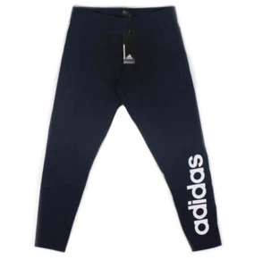 adidas women ESSENTIALS HIGH-WAISTED LOGO LEGGINGS Black Medium - Picture 1 of 5