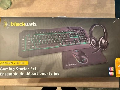 Blackweb RGB Gaming Starter Set w/ Keyboard Mouse  Headset BWA19H0009C - Image 1 of 4