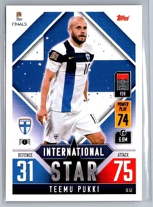 2022 Topps The Road To UEFA Nations League Finals Teemu Pukki - Picture 1 of 2