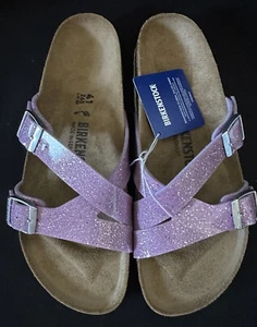 Birkenstock Yao Balance Magic Galaxy Rosa Vieja Brillante Talla 41 10-10.5 Nuevo - Imagen 1 de 5