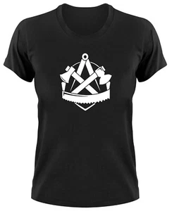 Carpenter zimmermann Guild Logo Ladies Guild Emblem Zunftlogo Emblem Sign - Bild 1 von 1