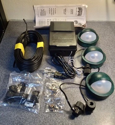 Twilight 3 Deck & Dock Low Voltage Lights w/Transformer/Light Sensor/Cable/Bulbs - Image 1 of 4