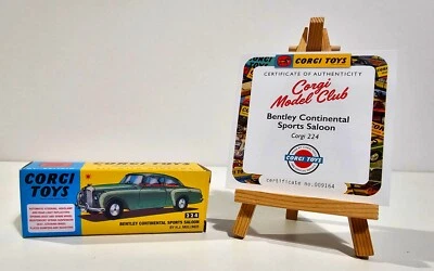 CORGI MODEL CLUB 224 - BENTLEY CONTINENTAL SPORT SALOON - 1:50 SCALE - Immagine 1 di 4