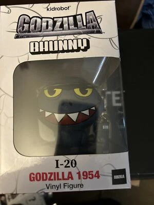 2020 Kidrobot BHUNNY I-20 4 Inch Godzilla 1954 Vinyl Figure with Bhunny Paw NEW - Image 1 of 4