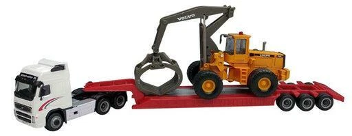 Cararama 1:87 Modello In Diecast Volvo FH12 Con Pala Gommata L180C - 185004 - Immagine 1 di 1