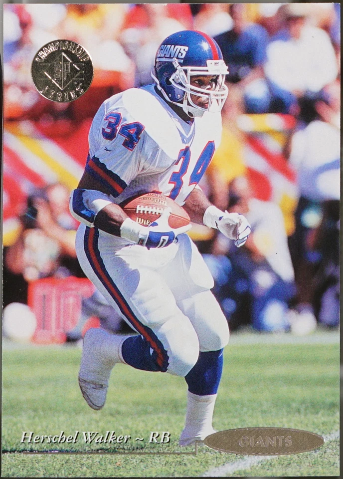 1995 SP Championship Football Herschel Walker #165 NM - Image 1 of 1