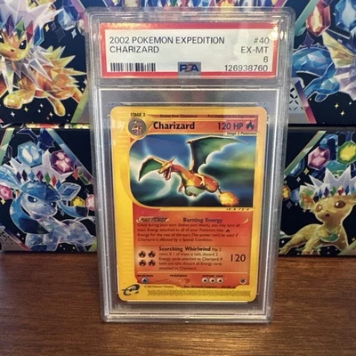 2002 Pokemon Expedition Charizard 40/165 PSA 6 - Image 1 of 2