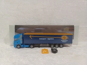 322.0000 AWM LKW Scania European Road Transport Spur H0 1:87 - Bild 1 von 3