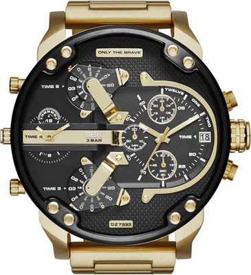Reloj Diesel Mr. Daddy 2.0 para hombre con esfera de reloj cronógrafo de gran tamaño y mancha Foto 1 de 4