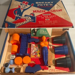 Sneaky Pete's Broadway Magic Show Remco Complete Original Box VINTAGE 1960'S - Picture 1 of 14