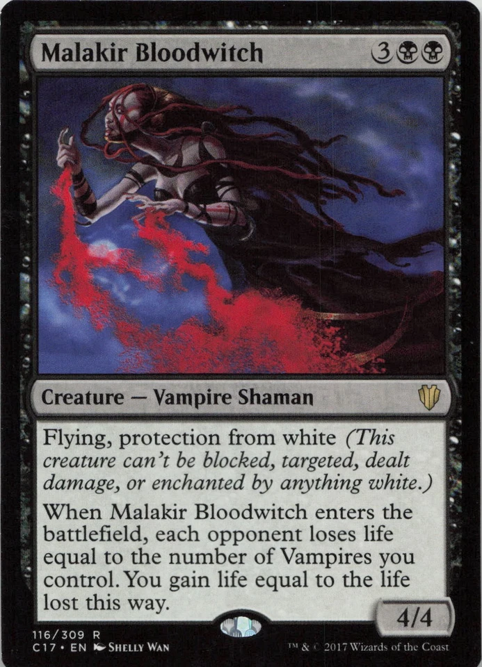 Malakir Bloodwitch R Commander 2017 116 - LP MTG - Image 1 of 1