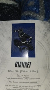 Marvel Comics Black Panther Blanket 62x90 - Picture 1 of 2