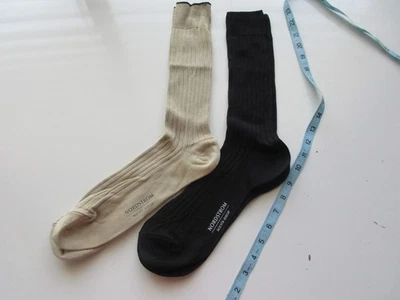 Paquete de 2 calcetines Nordstrom HOMBRE SHOP mercerizados de algodón Pima media pantorrilla zapato 10,5-12,5 U Foto 1 de 4