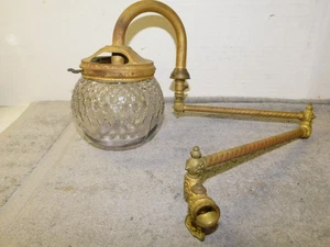 Antique Gas Lamp Sconce Articulating Arm Assembly -Steampunk! - Picture 1 of 9