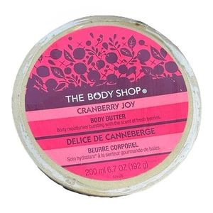 THE BODY SHOP Cranberry Joy Body BUTTER Reichhaltige Creme Beerenduft 6,7oz 200ml NEU - Bild 1 von 3
